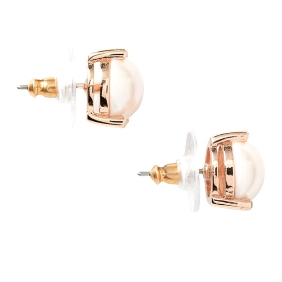 NWT! Authentic ♠️ kate spade earrings. Golden rose & blush pearl + Gift wrap! - Picture 12 of 16